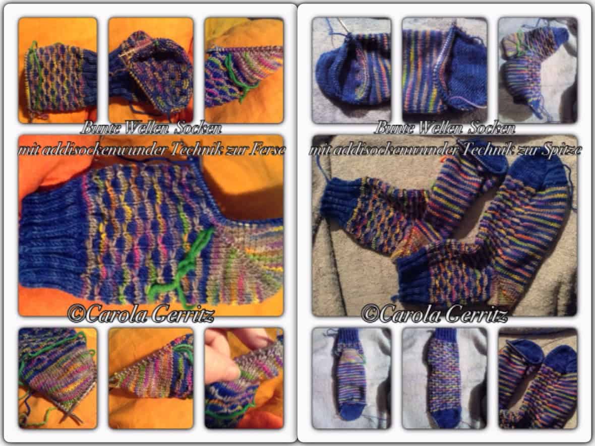 Socken „BunteWellen“
