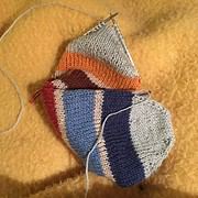Socken mit der addi-Sockenwunder-Nadel