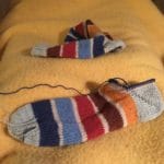 Socken mit der addi-Sockenwunder-Nadel