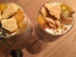 Spekulatius Tiramisu mit heißen Mirabellen