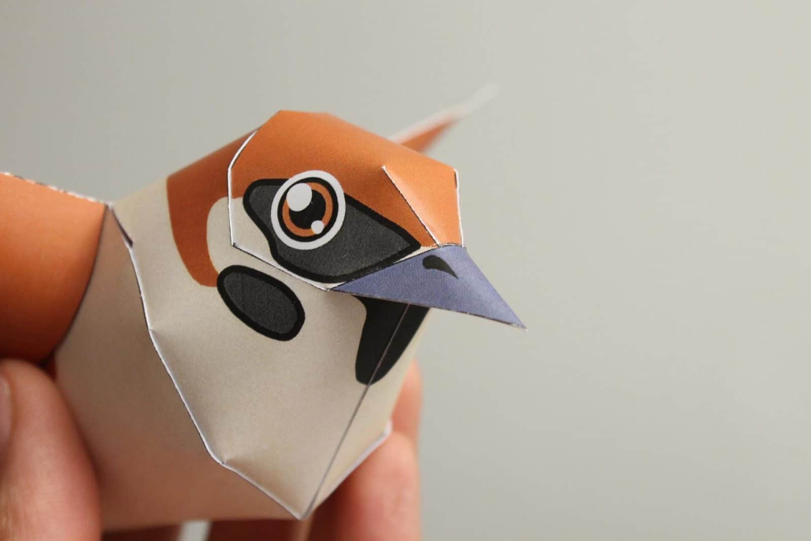 Feldsperling aus Papier