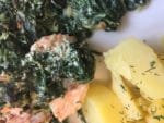 Lachs mit Spinat-Ricotta