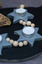 Selbstgemachte Sternenlichterkette