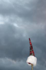 Nikolausmütze als Christbaumspitze