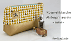 Kosmetiktasche mit Kunstleder nähen | Schnittmuster