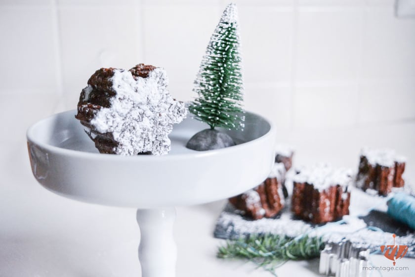 Lebkuchen Brownies: zartschmelzend schokoladige Schneeflocken | Mohntage