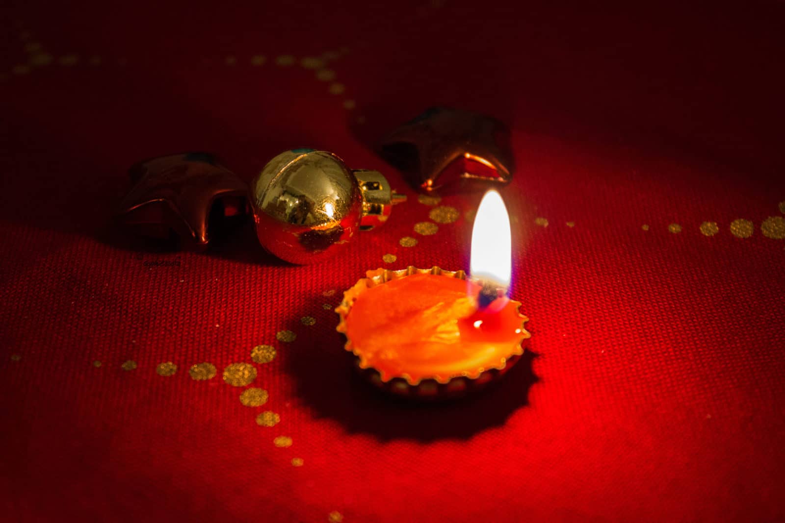 Last-Minute-Geschenk : Minikerzen in Kronkorken