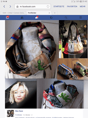 Handgefertigte, bunte Stoffaccessoires und Schmuckstücke, die kreative Handwerkskunst und nachhaltiges Design bei HANDMADE Kultur zeigen.