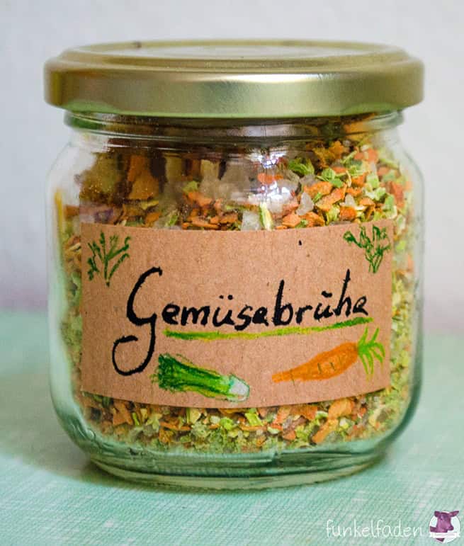 Pulver für Gemüsebrühe selber machen