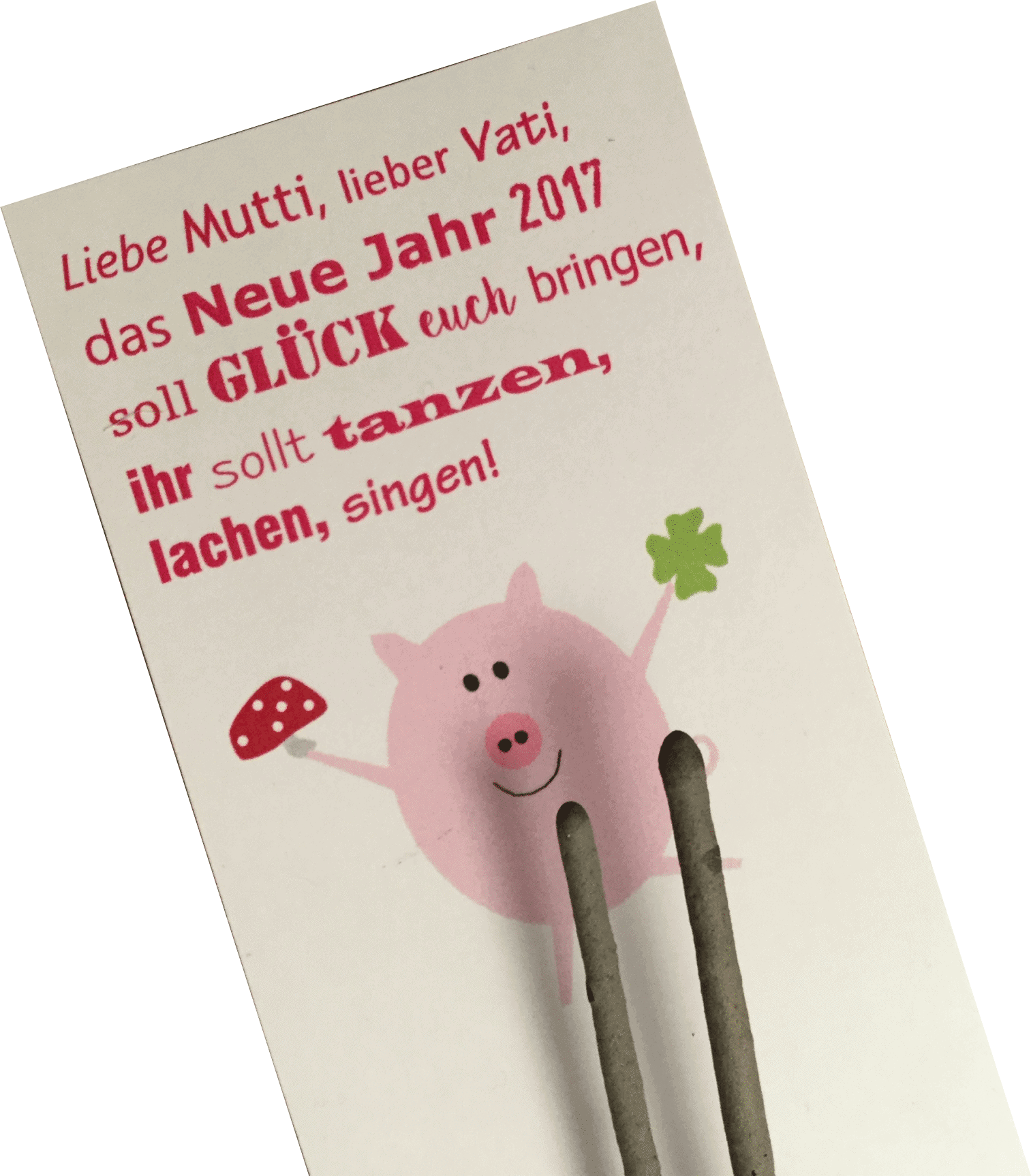 Neujahrsglückwunschkarte als freebie