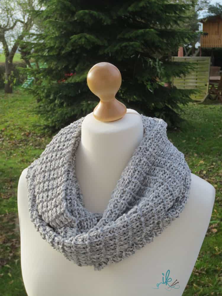 Waffelloop stricken