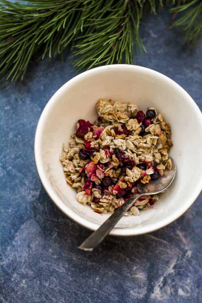 Ho ho Dezember! ein weihnachtsliches Crumble Rezept