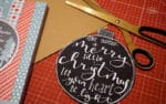 Weihnachtskarten mit Handlettering basteln