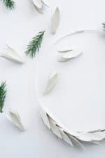 Weihnachtskranz aus Eierkarton