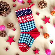 Christmas-Stockings - selbstgestrickt