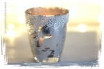 Windlicht Glas basteln – Bauernsilber