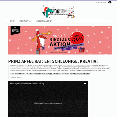 Prinz Apfel - Zelebriere deinen Alltag