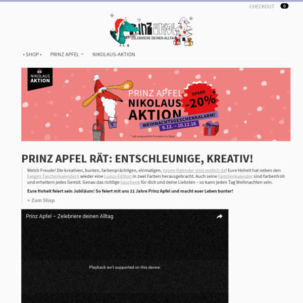 Prinz Apfel – Zelebriere deinen Alltag