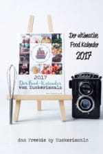 Der Food Kalender 2017 … dass Freebie von Zuckerimsalz