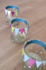 DIY-Tischdeko: Bunte Windlichter basteln