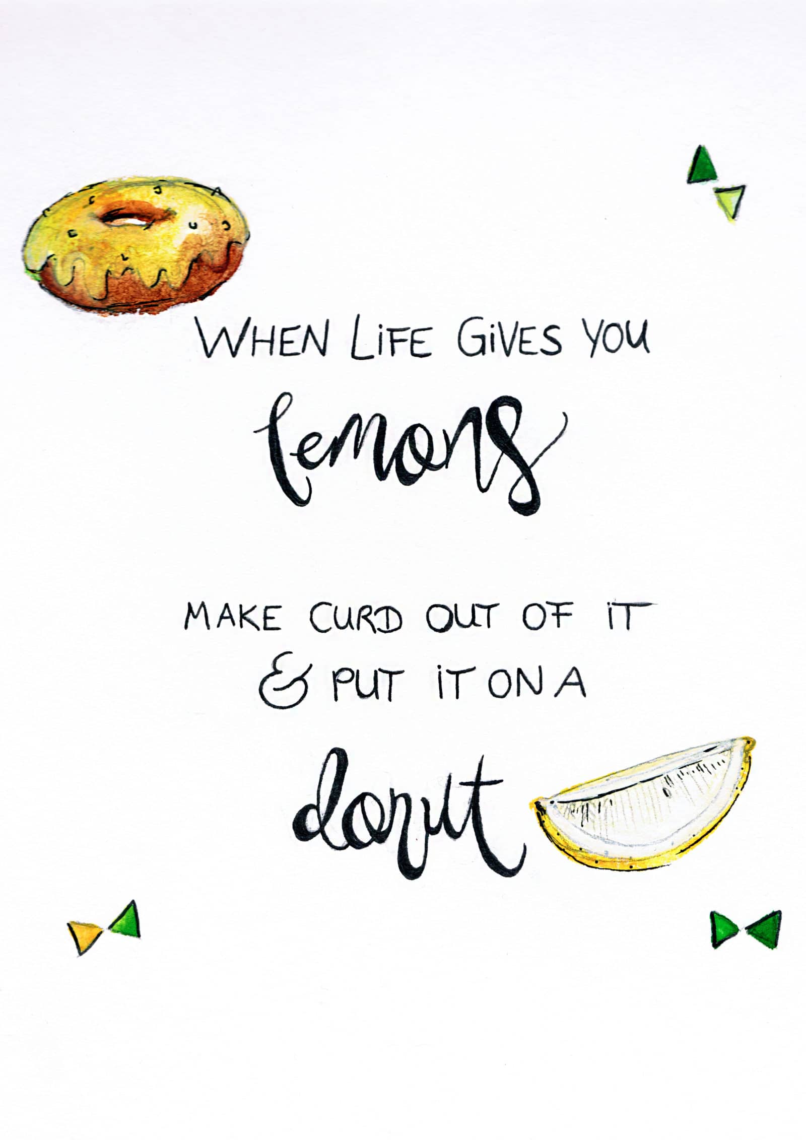 Lemon Curd-Basilikum-Donuts | Sauer macht lustig! | Mohntage