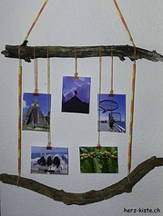 DIY Bilderrahmen aus Ästen