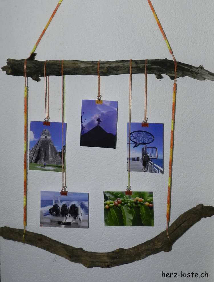 DIY Bilderrahmen aus Ästen