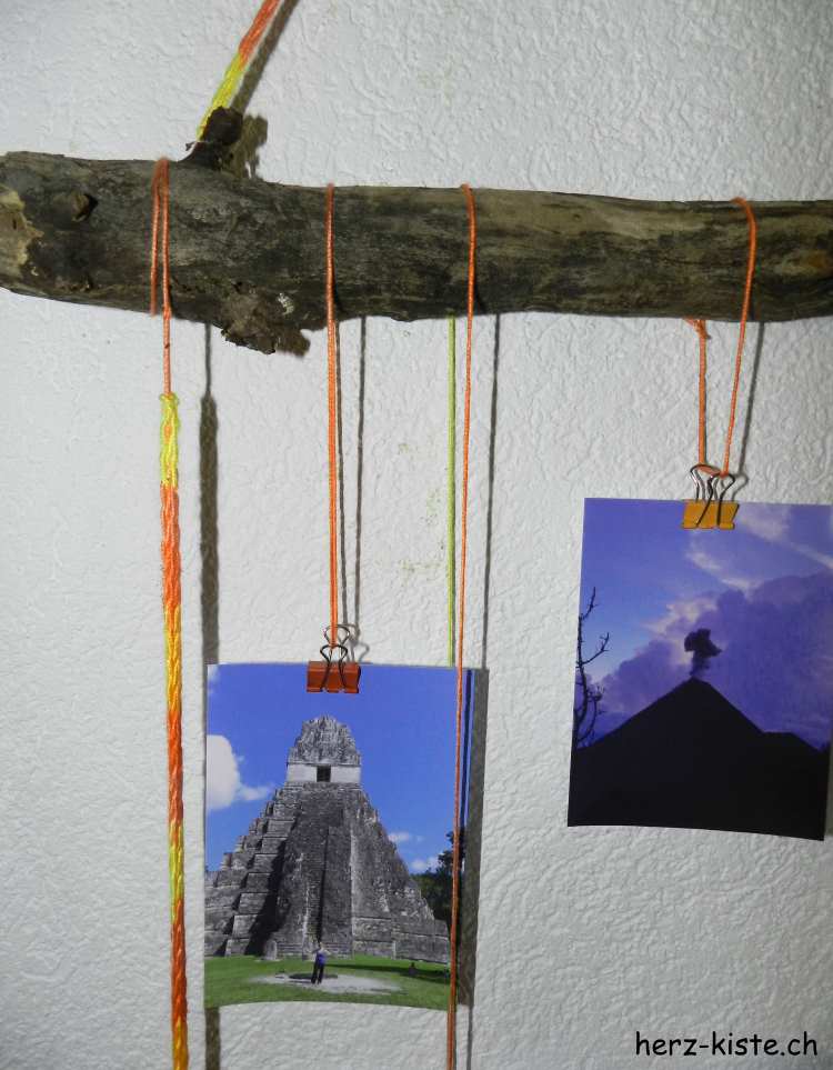 DIY Bilderrahmen aus Ästen