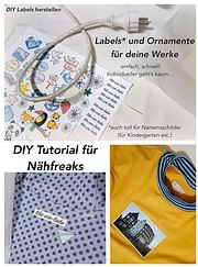 Labels selbst herstellen – für helle und dunkle Stoffe