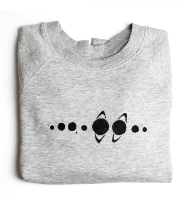 DIY Planeten Sweatshirt