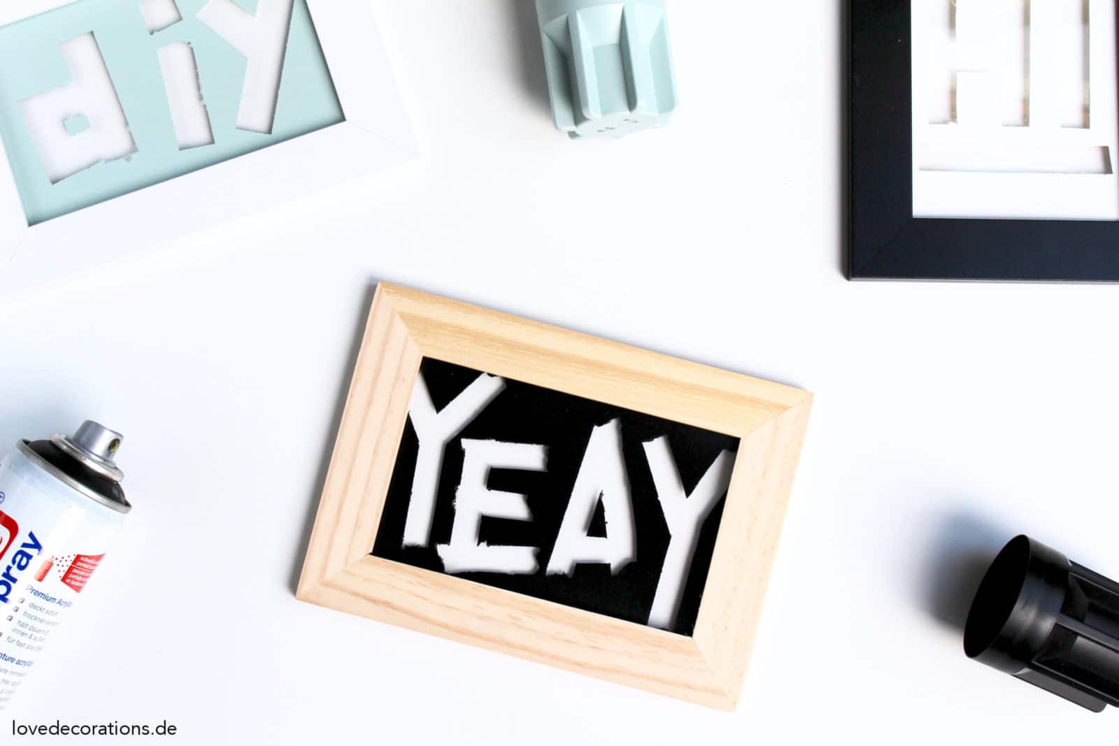 DIY Typo Bild - HANDMADE Kultur