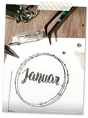 DIY – Brushlettering Kalender 2017