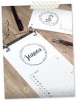 DIY – Brushlettering Kalender 2017