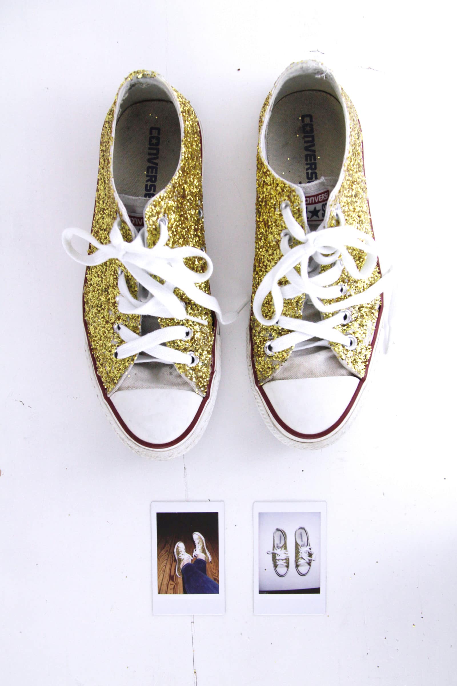 Glitzer Sneaker Ganz Einfach Selber Machen Handmade Kultur