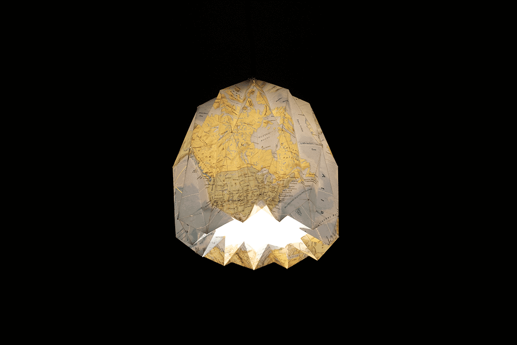 DIY Origami Lampenschirm