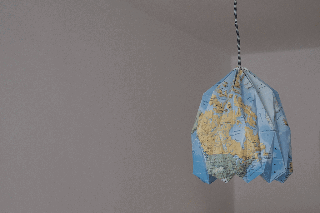 DIY Origami Lampenschirm