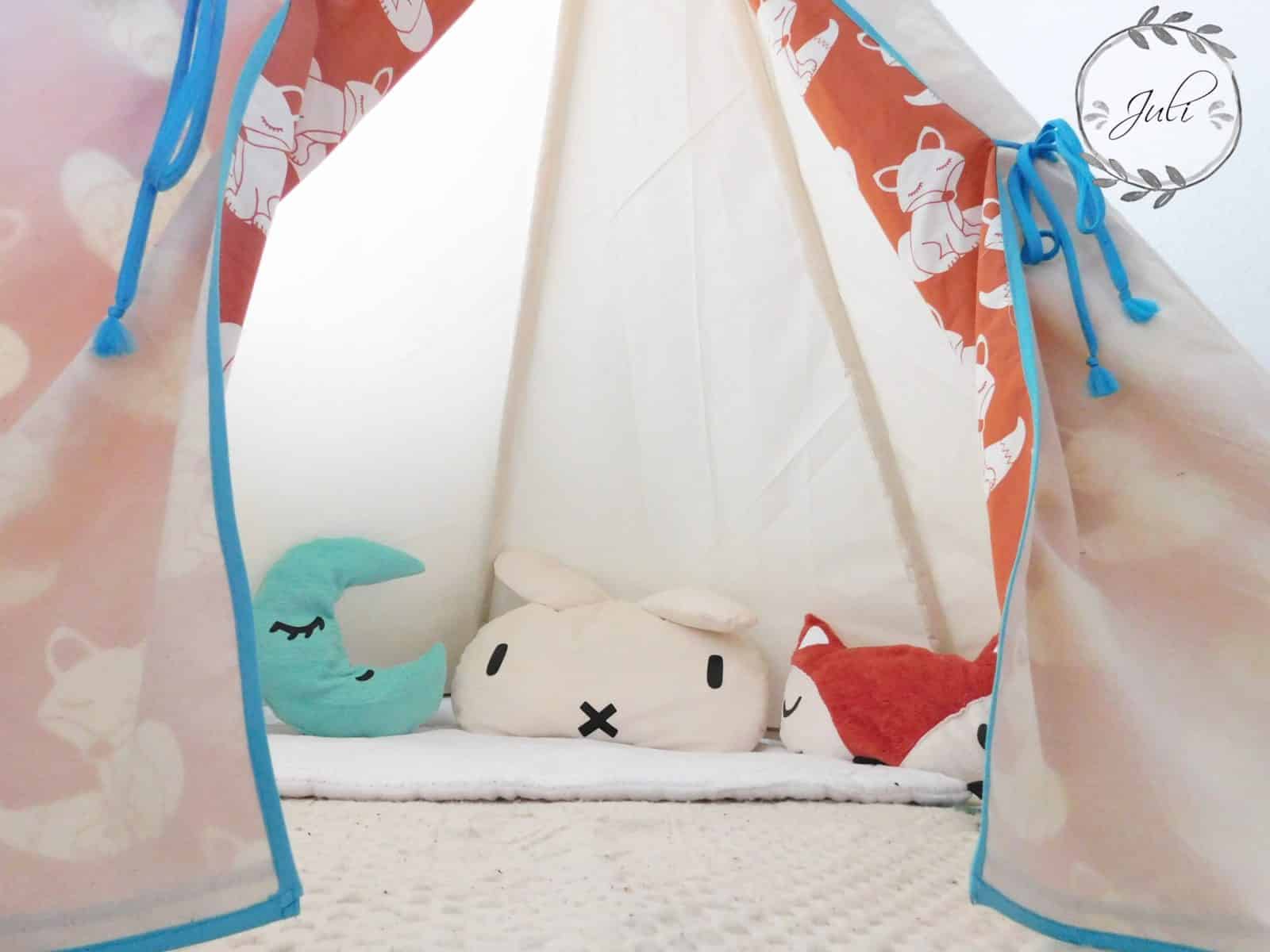 Kuschelecke: ein Kinder Tipi nähen