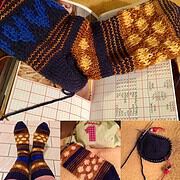 #addisockenwundercontest - Socken im Jacquard-Look