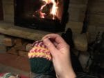 Toe up-Socken in bunt