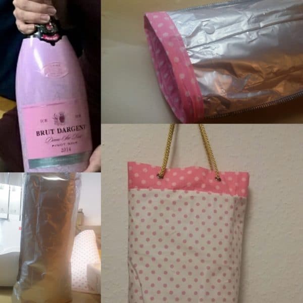 Tutorial Upcycling Champagnerbag mit Kühlpads
