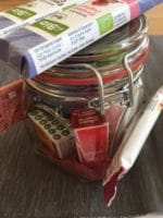 Geschenke im Glas