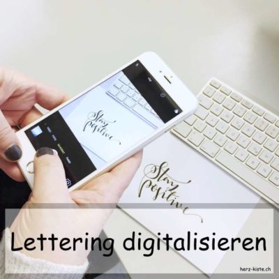 Lettering digitalisieren