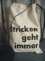 „Stricken geht immer“- ein Statement-Bag