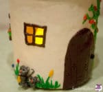 Pilzhaus aus einem Einmachglas