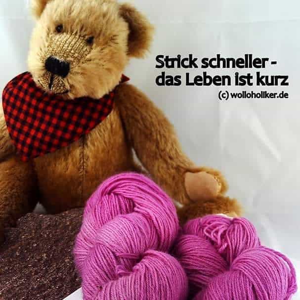 Wolloholiker – Strick schneller das Leben ist kurz