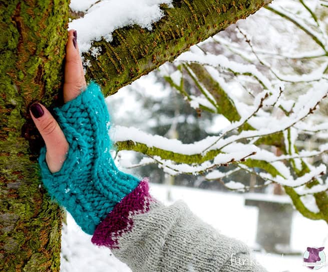 Armstulpen stricken für Anfänger