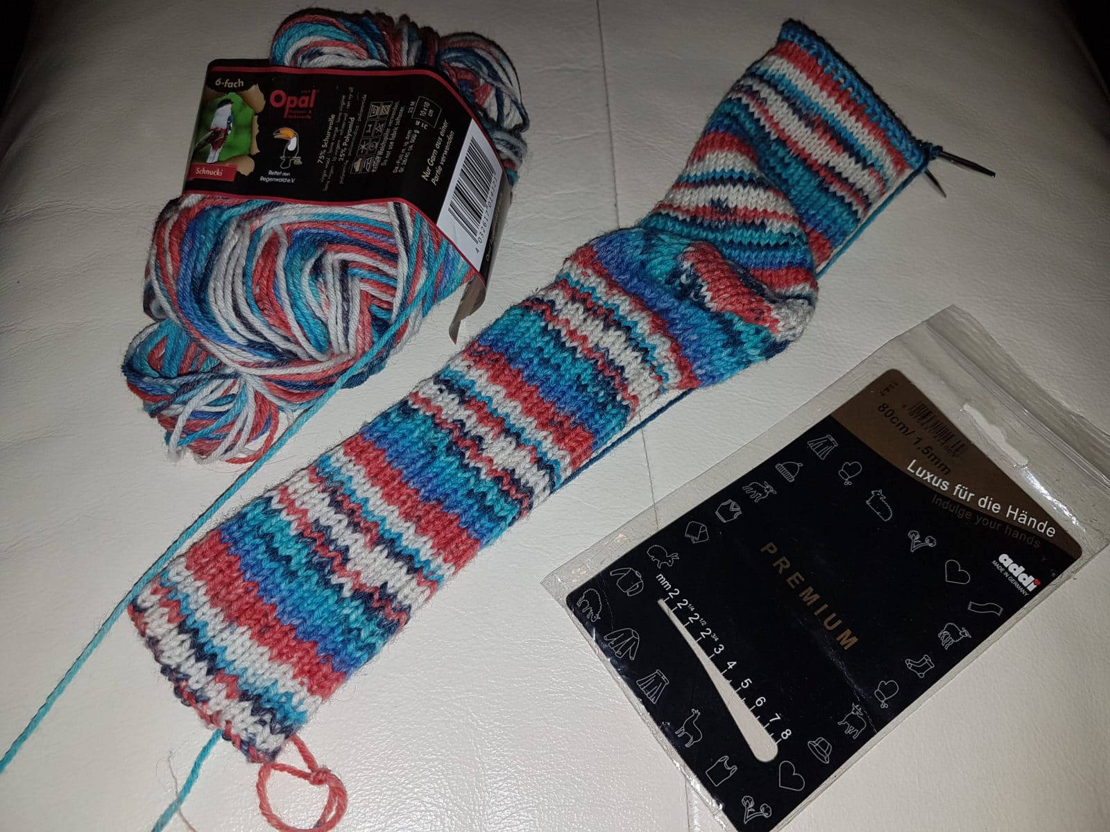 Jetzt noch ein Paar Socken für die Freundin