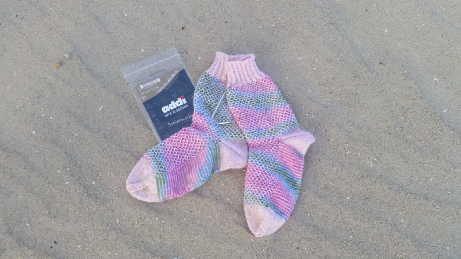 handmade Socken mit addi-sockenwunder