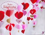 DIY – Valentinstagsgirlande mit Herzen