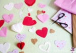DIY – Valentinstagsgirlande mit Herzen